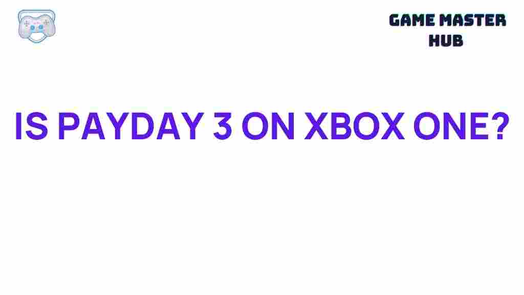is-payday-3-on-xbox-one